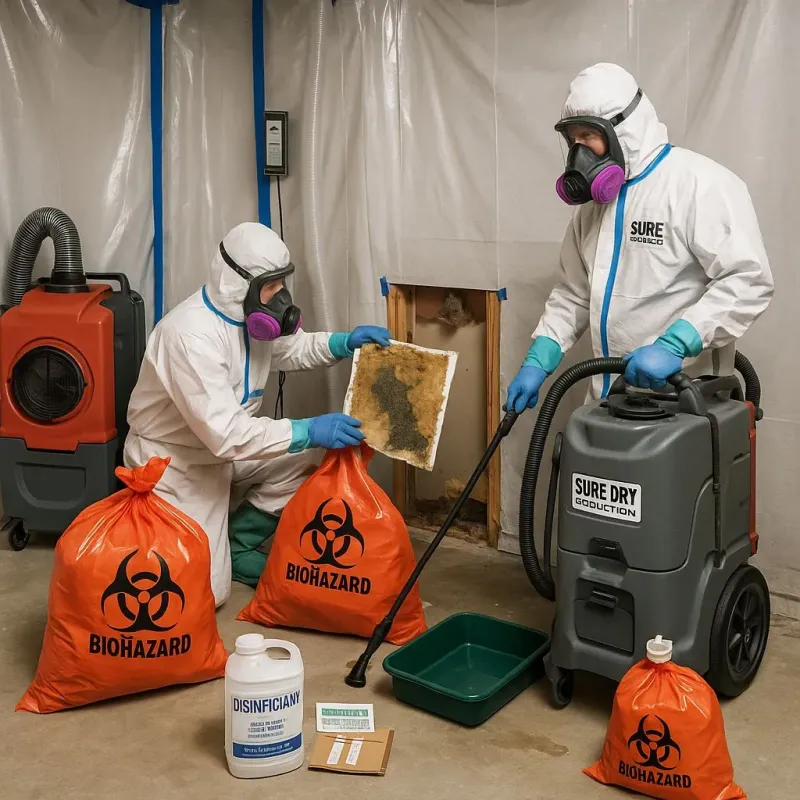 Contaminated Water Handling Protocols process in Assumption Parish, LA